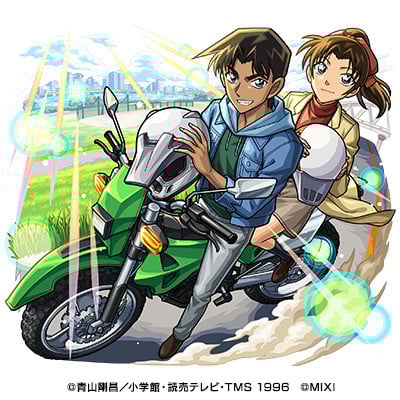 コナン』×『モンスト』コラボ開始 工藤新一＆毛利蘭、服部平次＆遠山和