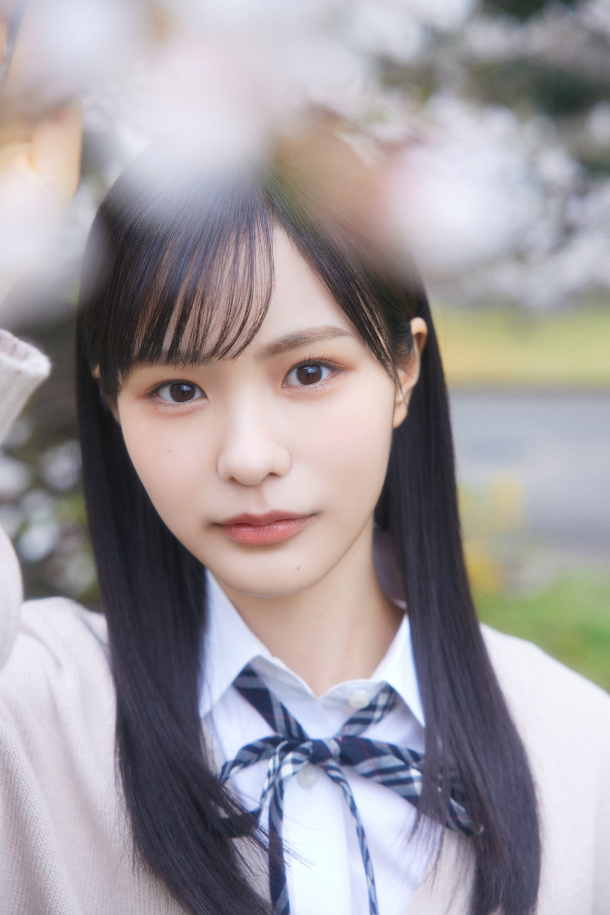 中川智尋　櫻坂46 生写真　四期生お披露目制服　サイン 中川智尋 櫻坂46 生写真 四期生お披露目制服 サイン