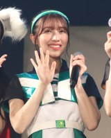 �w�X�[�p�[�}���x���J�L�O We Love DC �X�e�[�W�ɏo������NMB48�E������� (C)ORICON NewS inc. 