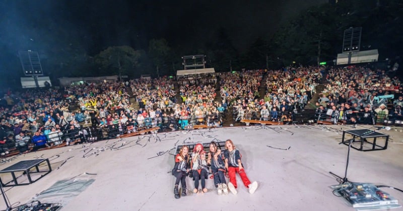 NEMOPHILA、日比谷野音で全49曲を完全完奏 雨の中で駆け抜けた“地獄の