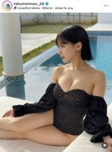 田中美久、“変形水着”で美ボディ披露「ずっと見ていたい可愛さとスタイル!」「ナイスバディすぎる」 