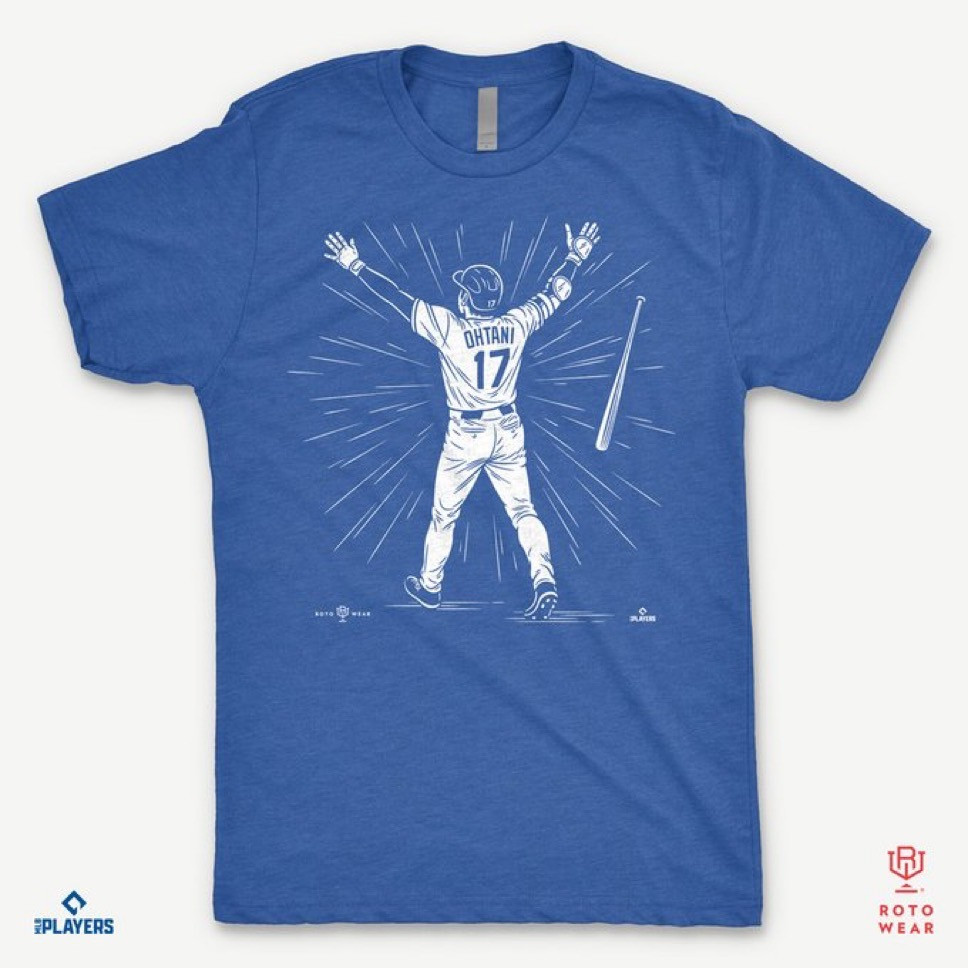劇的HR・大谷翔平、“あのポーズ”が早速商品化 米でTシャツ販売