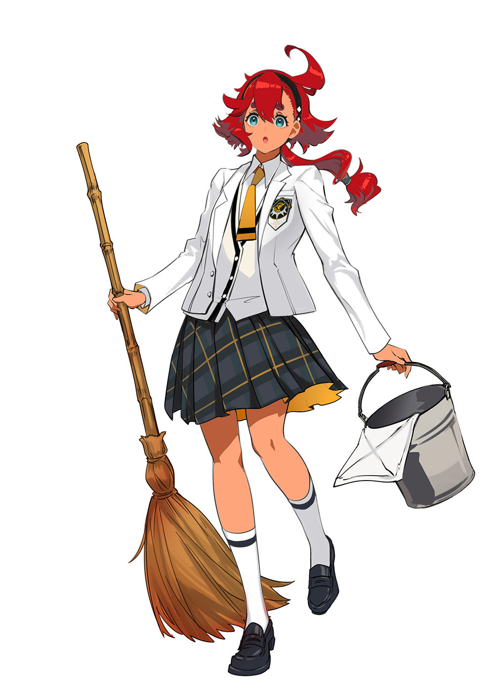 ガンダム 水星の魔女』制服姿のスレッタ＆ミオリネ 新連載イラスト公開