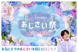 松島聡、「三島スカイウォーク」“あじさい祭”をアピール 色鮮やかなおすすめスイーツも販売 