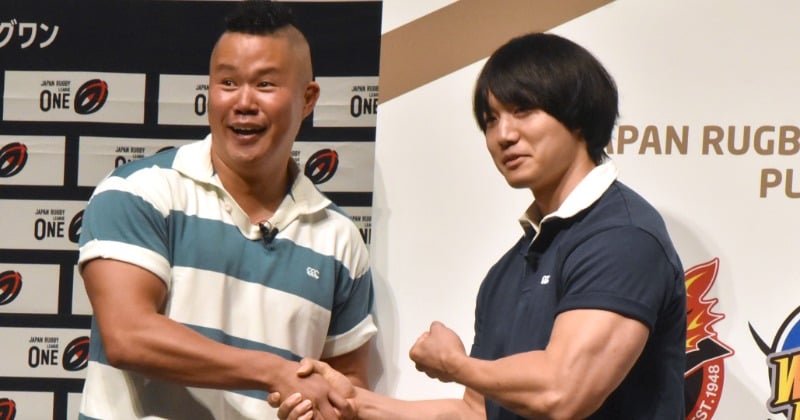 青木マッチョ、しんやをラグビー芸人の座から引きずり下ろす タックル対決で勝利「今までありがとうございました」