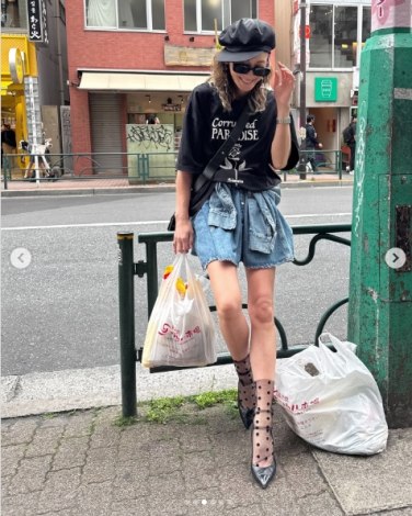 画像・写真 | 西山茉希、超ミニ丈パンツで太もも全開＆脚スラリ「ちょ