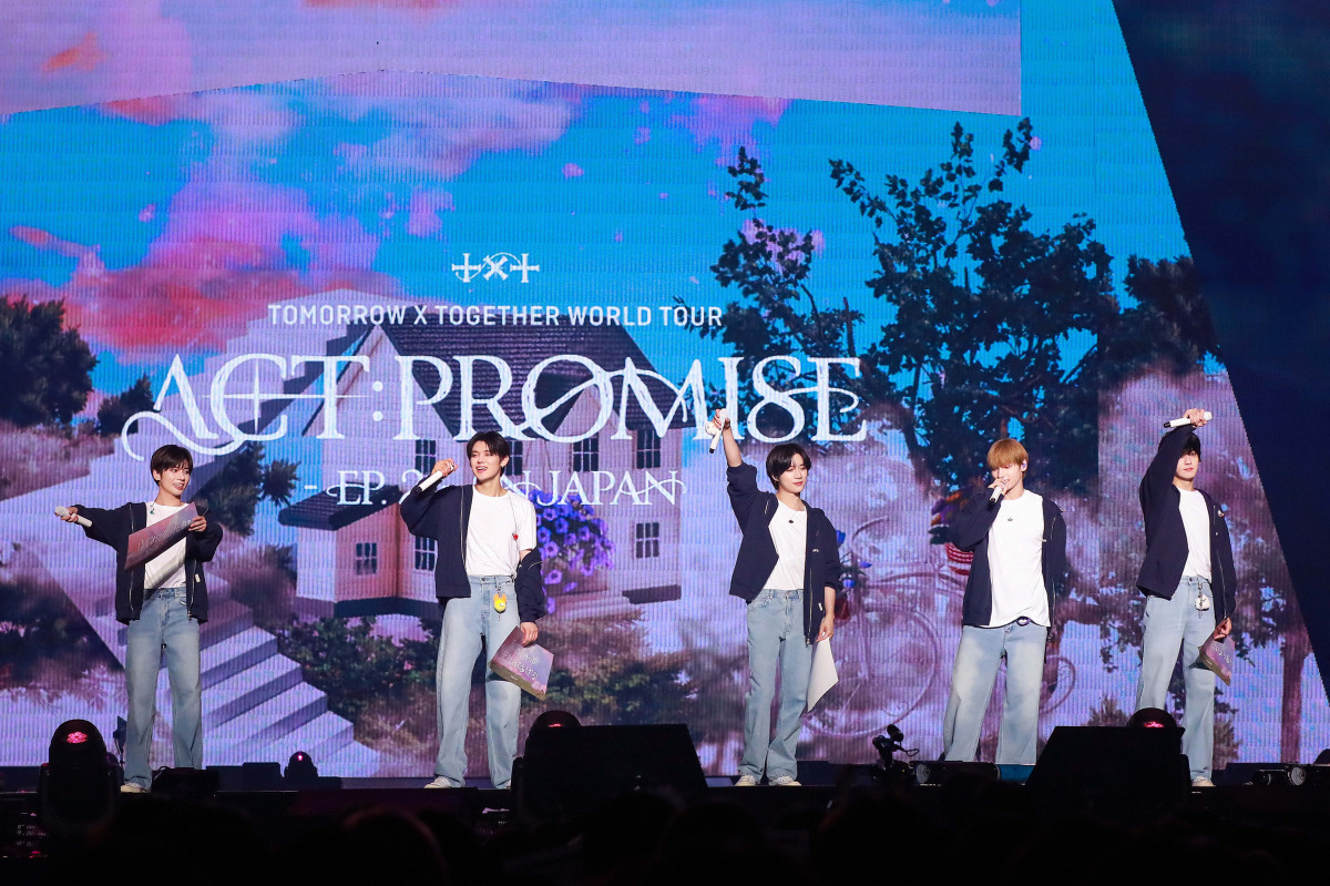 ワールドツアー終幕のTOMORROW X TOGETHER、MOAに感謝 TAEHYUNが“日本