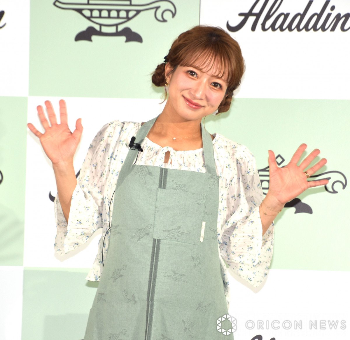 辻希美　エプロン　辻ちゃん 辻希美プロデュースのコットンガーゼエプロンがライフスタイル
