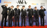 wASIA STAR ENTERTAINER AWARDS 2025 Presented by ZOZOTOWNx̃bhJ[ybgɓoꂵtimelesz()ˑPAAerAAlAmA{ (C)ORICON NewS inc. 