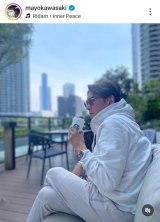 ��薃���u�V�C���ǂ��X�^�o�̃e���X�Ȃł܂�����K���^�C���v(�ʐ^�̓C���X�^�O���� @mayokawasaki ���) 