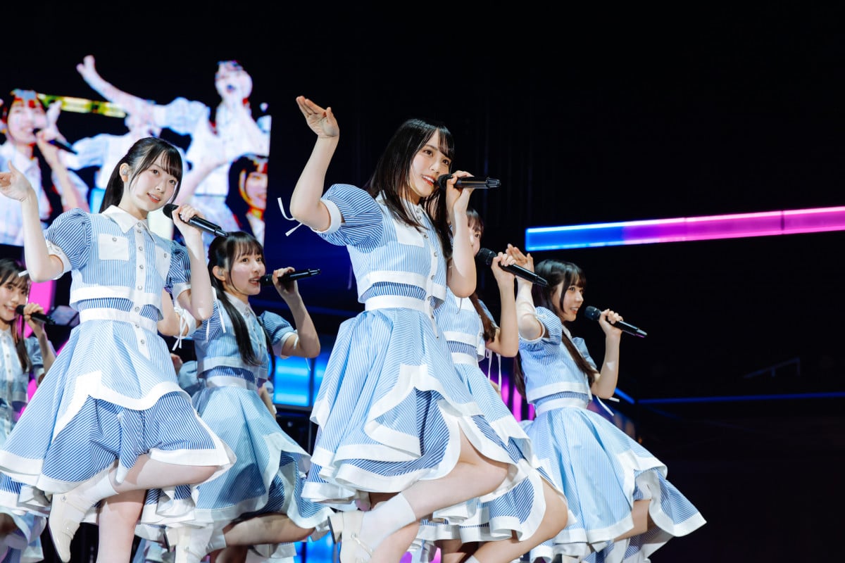 大野愛実 日向坂46 五期生おもてなし会 アクリルブロック ドロップボール 日向坂46 五期生、『おもてなし会』で初パフォーマンス 大野愛実
