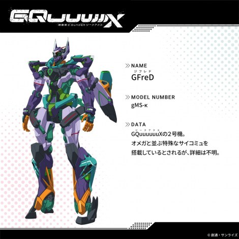 『機動戦士Gundam GQuuuuuuX』設定画（C）創通・サンライズ 