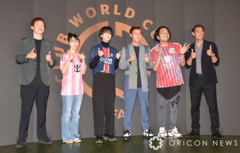 DAZN�wFIFA�N���u���[���h�J�b�v 2025�x���� �o���҈͂ݎ�ނɎQ�������i������j�ї˕��A�n�V���X���E�A�c�R�A�����D���A�`�J�j��N�A���R�W���Y�A����q�� �iC�jORICON NewS inc. 