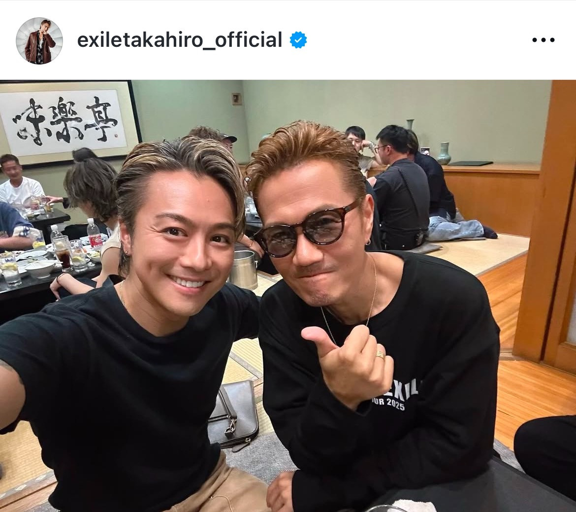 uWelcome back!!vEXILE TAKAHIROJAgShEXILE ATSUSHIƂ2Vbg(ʐ^̓CX^O @exiletakahiro_official ) 