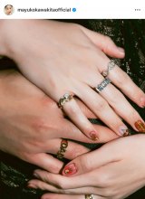 �͖k���F�q�u�����ł����A���̓x�A���q��������܂������ƁA���񍐐\���グ�܂��v�i�ʐ^�̓C���X�^�O���� @mayukokawakitaofficial ���j 