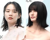 『あまちゃん』から12年… のん&橋本愛、大阪駅前でゴージャス競演 大人の美しさ…沿道から歓声 