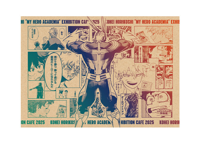 僕のヒーローアカデミア　ヒロアカ 原画展 A2アートポスター　爆豪勝己　緑谷出久 僕のヒーローアカデミア ヒロアカ 原画展 A2アートポスター 爆豪