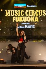 �wMUSIC CIRCUS FUKUOKA 2025�x�ɏo�������n�j�[�Y�̃����o�[(C)SoftBank HAWKS 
