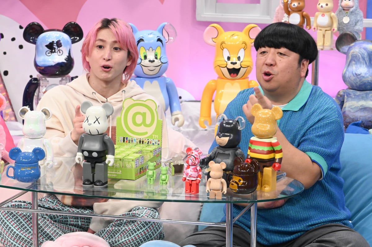 バナナマン BE@RERICK ベアブリック 1000% 日村勇紀 新品未開封 バナナマン ベアブリック BE@RBRICK メディコムトイ 設楽統 日村