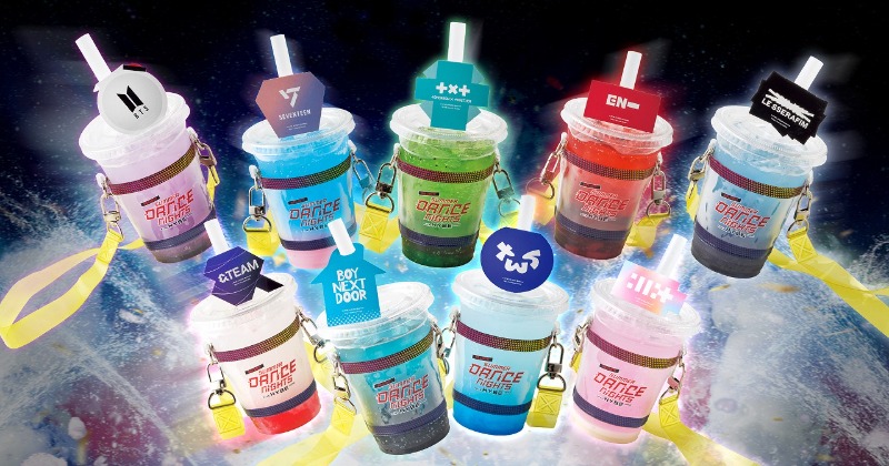 USJ×HYBEの限定グルメ発表 9組9色のスペシャルドリンク、ピッツァや