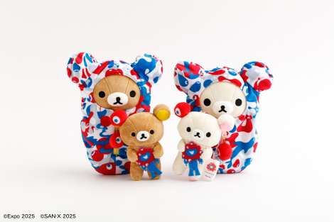 EXPO2025 リラックマ ぶらさげ ぬいぐるみ ミャクミャク - メルカリ