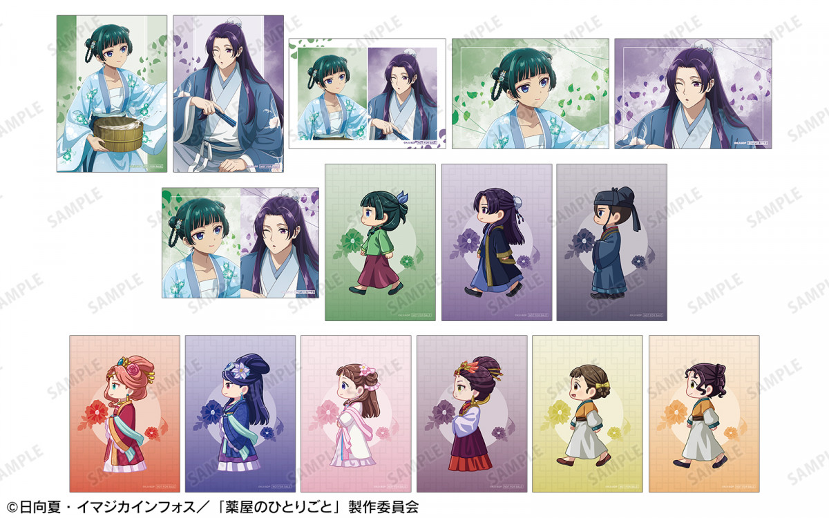 薬屋のひとりごと　描き下ろし　神戸マルイ　アクリルジオラマ　水遊び　猫猫＆壬氏 薬屋のひとりごと 描き下ろし 神戸マルイ アクリルジオラマ