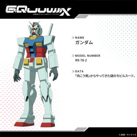 『機動戦士Gundam GQuuuuuuX』の設定画（C）創通・サンライズ 
