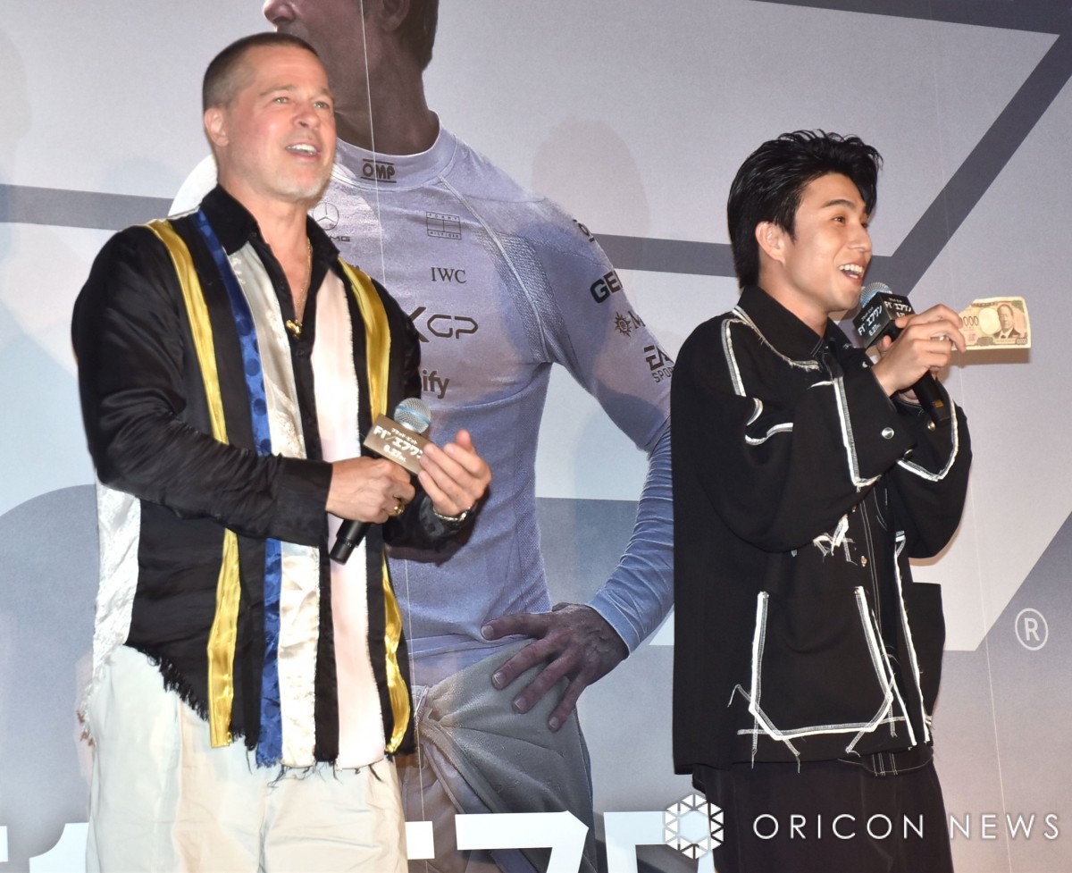 ブラッド・ピット、舞台あいさつでサプライズ いい感想コメントの中尾