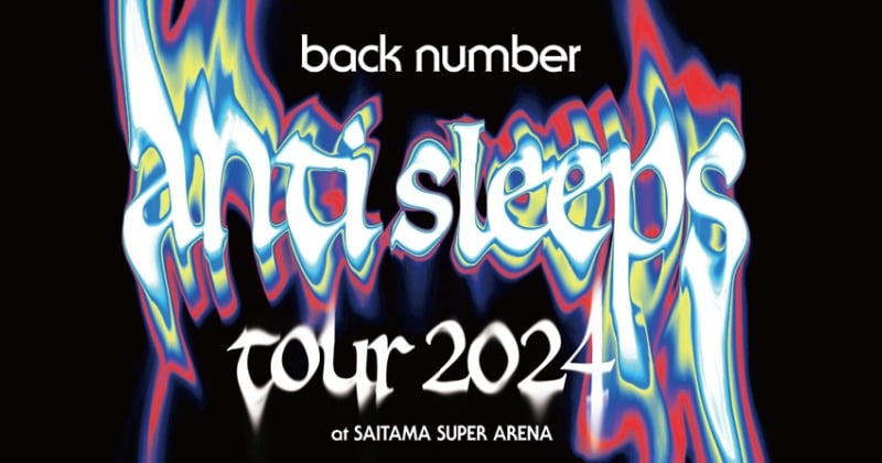 back number anti sleeps tour 初回盤Blu-ray anti sleeps tour 2024