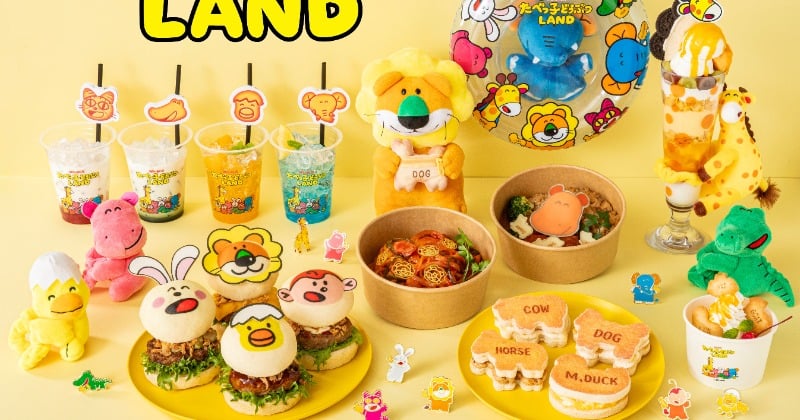 たべっ子どうぶつLAND』フードメニュー＆グッズ公開 きりんさん