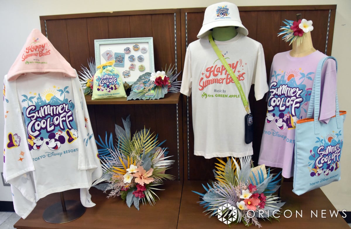 ディズニー&Mrs. GREEN APPLEのコラボで暑い夏をノリノリで満喫! スペシャルグッズは7・24発売