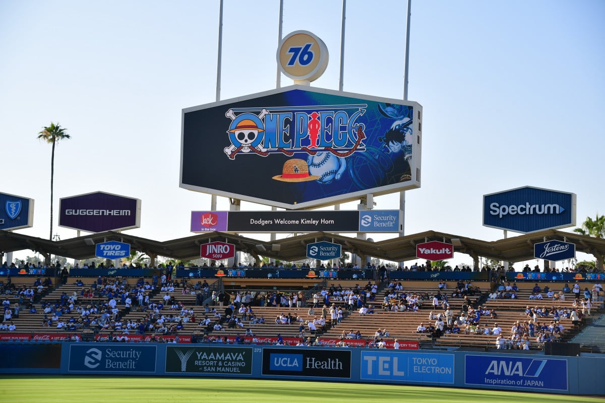 7/3 ワンピース　麦わら帽子　ドジャーススタジアム限定 LA Dodgers x ONE PIECE コラボ麦わら帽子が7月3日に限定配布