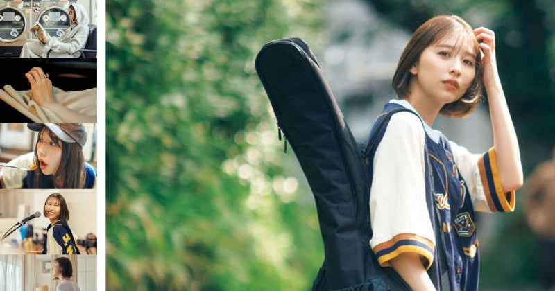 ももクロ玉井詩織、“イマドキ女子”演じるストーリー写真集『しおどき』表紙&場面写真が公開