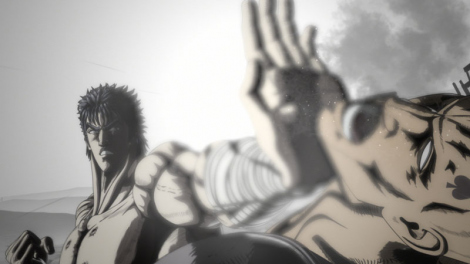 �w�k�l�̌� -FIST OF THE NORTH STAR-�x��ʃJ�b�g�iC�j���_���E���N�v�^�R�A�~�b�N�X, �u�k�l�̌��v����ψ��� 