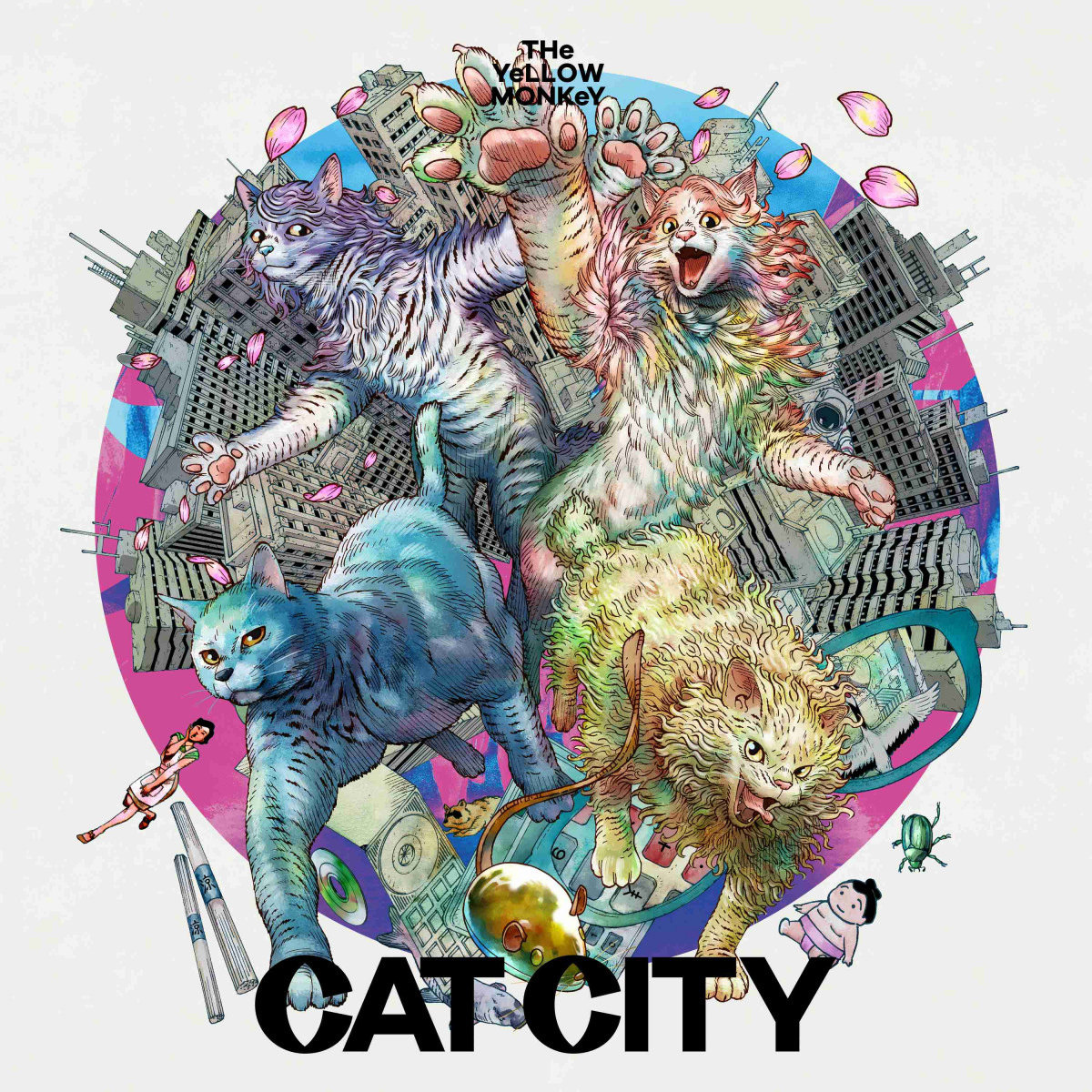 THE YELLOW MONKEY CAT CITY 全5形態セット 新品未開封 THE YELLOW MONKEY、話題の新曲「CAT CITY」ジャケット公開 メンバーが