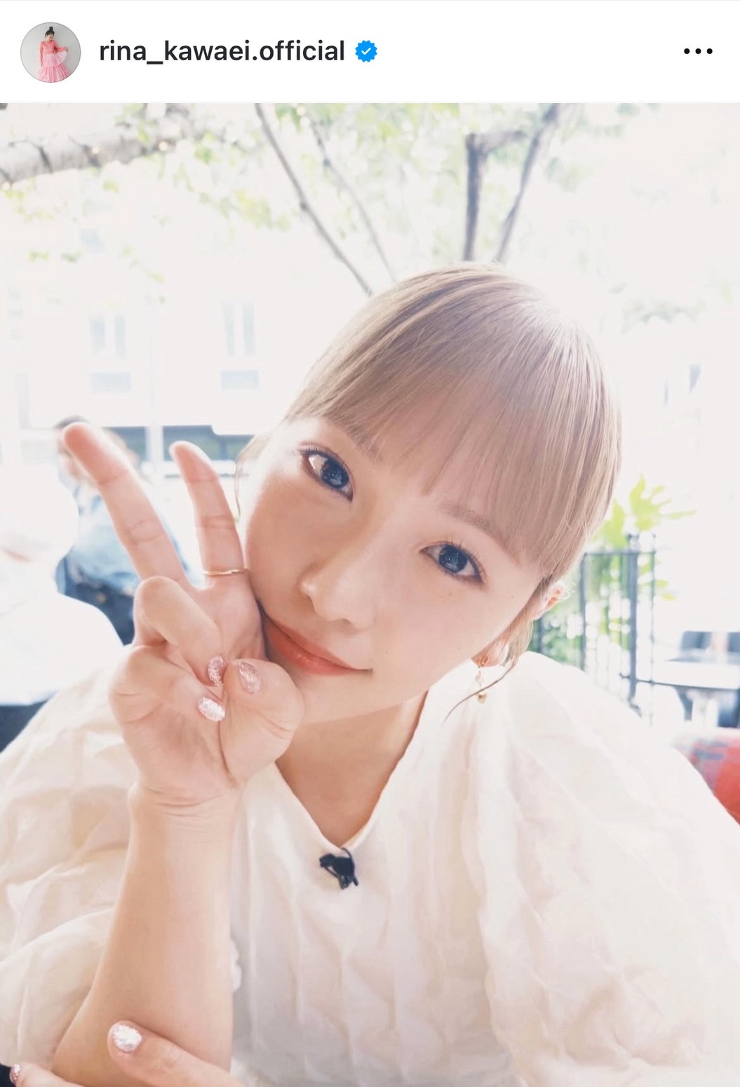 ɃC`Fh (ʐ^̓CX^O @rina_kawaei.official ) 