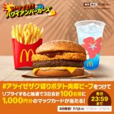 ���v���C�œ�����!�u�}�N�h�i���h�̃n���C�A���o�[�K�[�Y�v�L�����y�[�� 