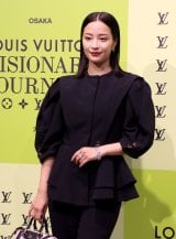 ヴィトン ボーダー カットソー ワンピース L ジャガード デニム 広瀬すず着用 Hirose Suzu: 