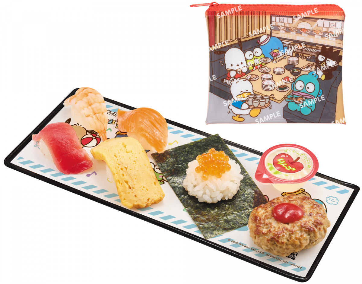 サンリオ スシロー はぴだんぶい コラボ フルコンプリートセット こんがり日焼け姿がかわいい！ スシロー サンリオ「はぴだんぶい