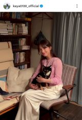 �����ʖ�u����ɗ��Ă����Ǝ��͏�ɖj���ɂ�ł��܂������̃T�N���v(�ʐ^�̓C���X�^�O���� @kaya0130_official ���) 