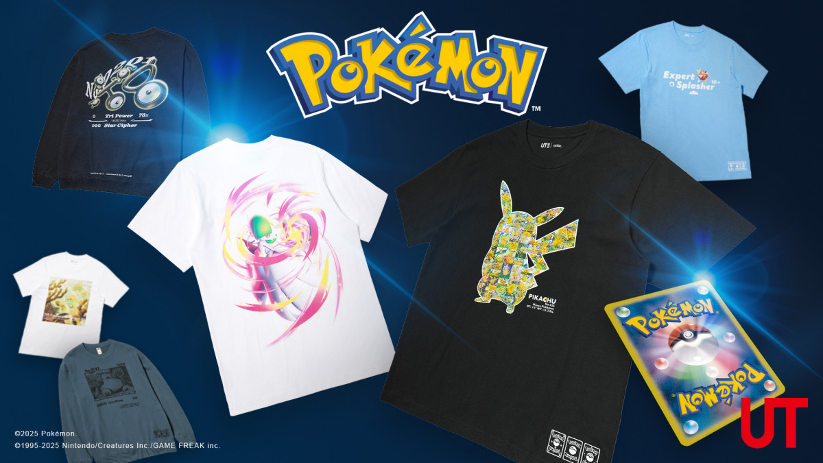 きょうから】ユニクロ「UT」、ポケカ・ポケポケで初コラボ T