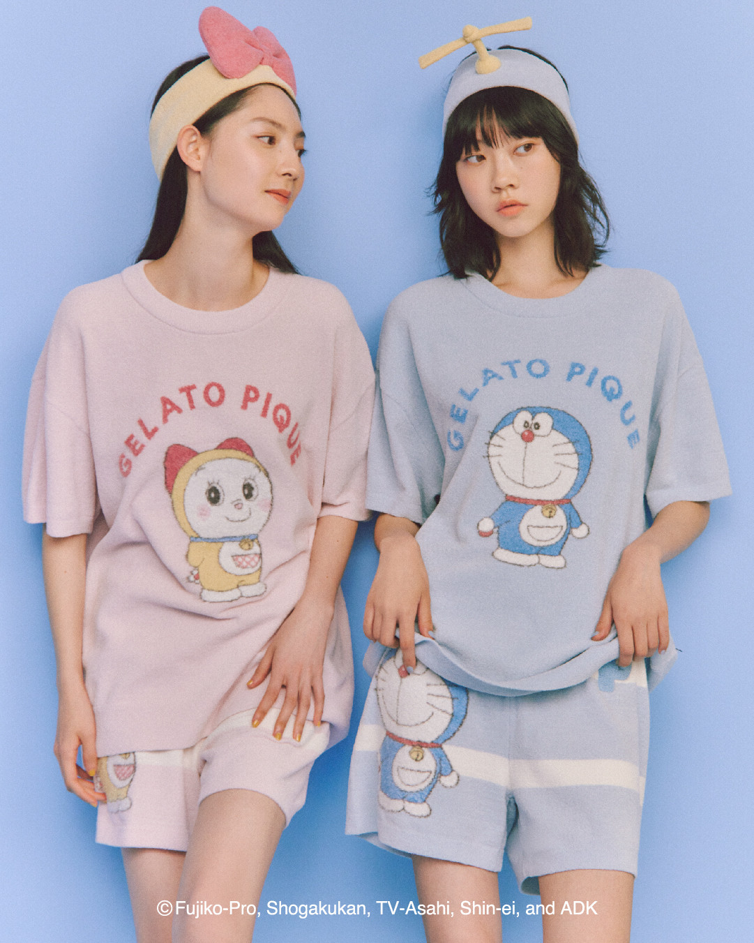 gelato pique ジェラートピケ ドラえもん　ルームウェア ヘアバンド青 ジェラートピケ gelato pique 【ドラえもん】ヘアバンド （BLU