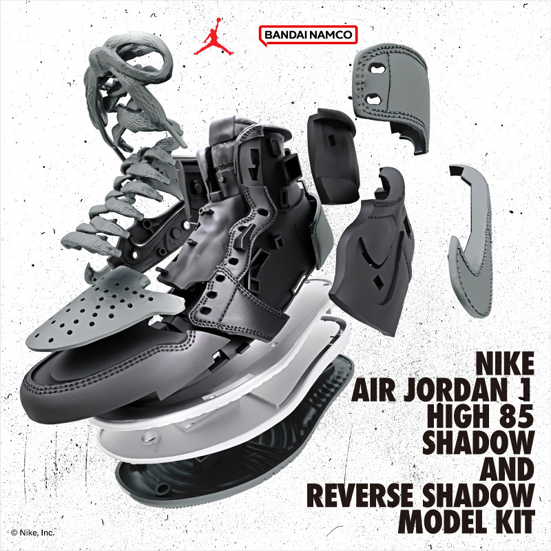 wNIKE AIR JORDAN 1 HIGH 85 SHADOW AND REVERSE SHADOW MODEL KITx 