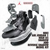 wNIKE AIR JORDAN 1 HIGH 85 SHADOW AND REVERSE SHADOW MODEL KITx 