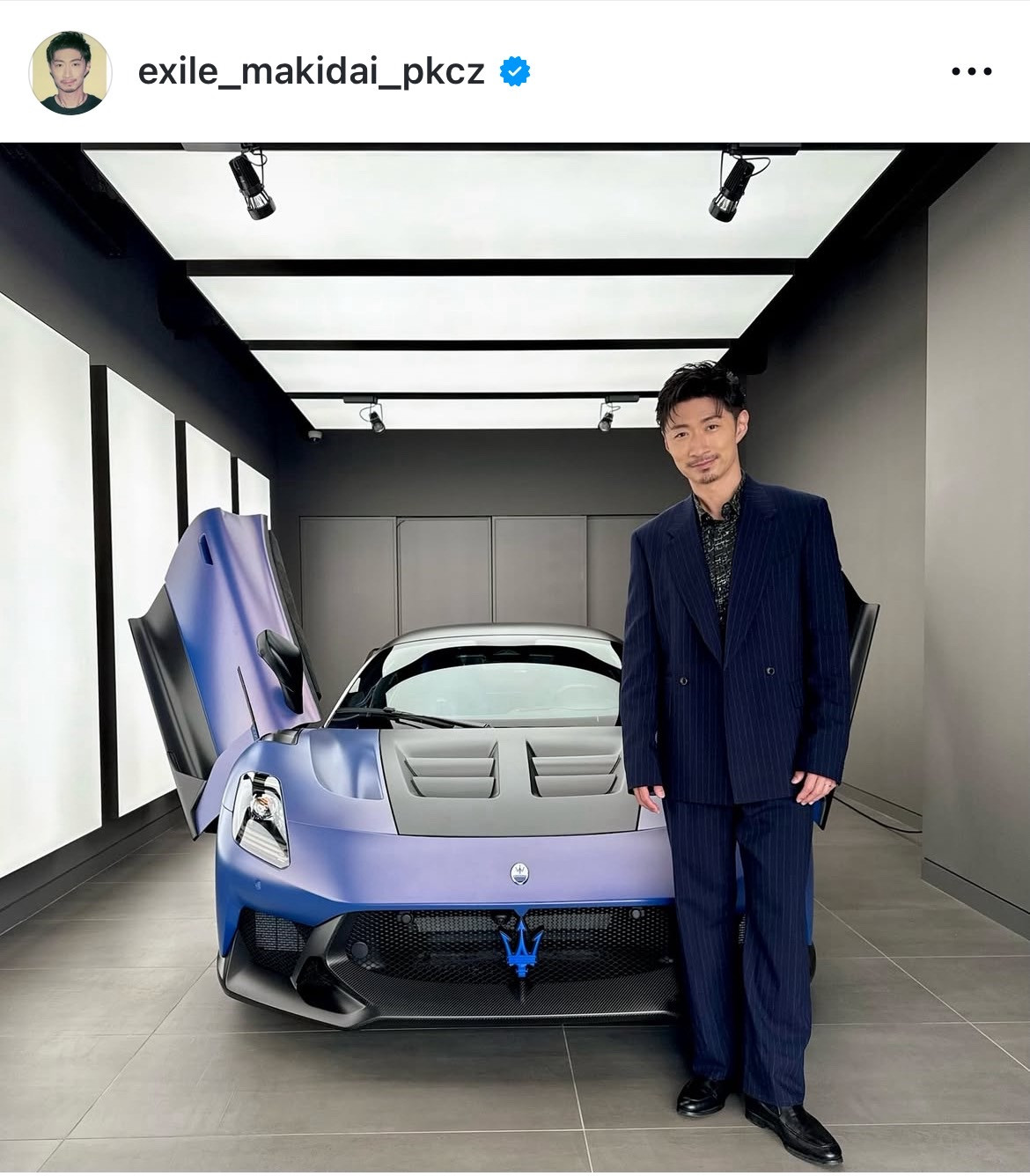 EXILE MAKIDAI、“イタリアの高級車”を運転する姿を披露「ヤバっ