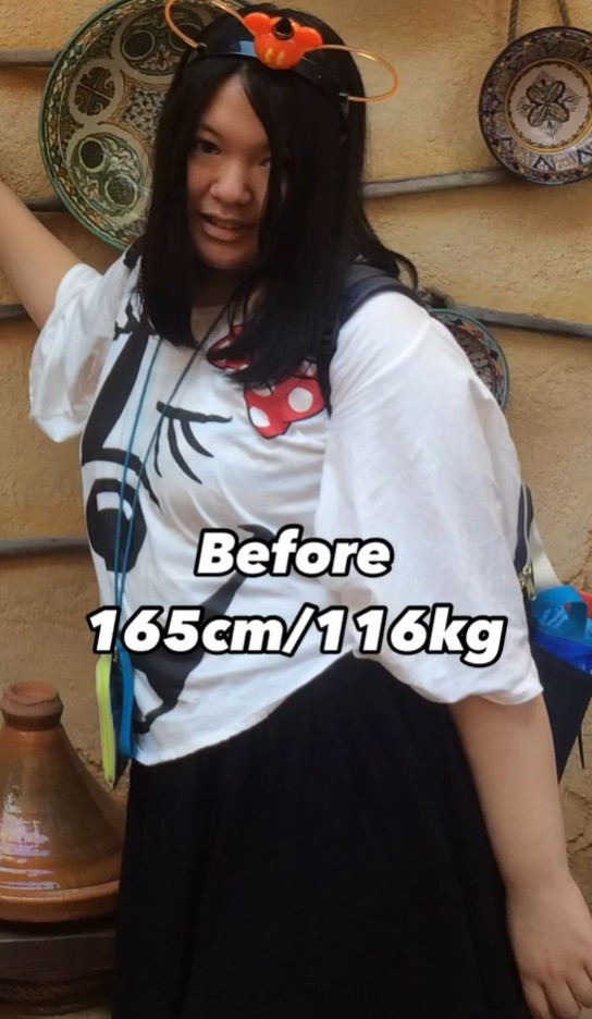 制服は特注、「女として見れない」と言われた過去も…116キロから68キロ