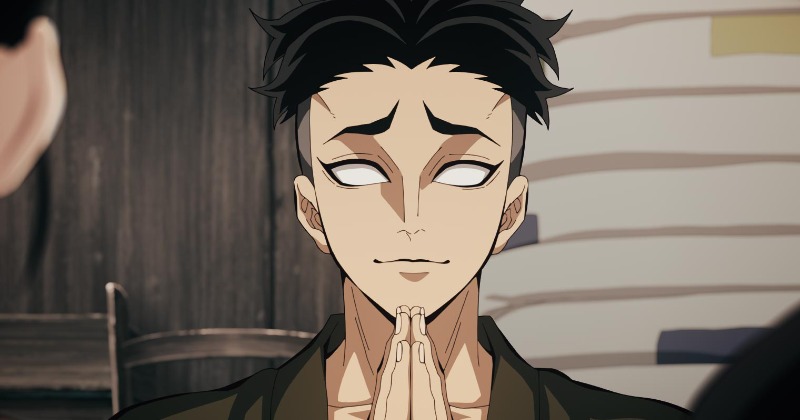 鬼滅の刃』この組み合わせは泣く…悲鳴嶼行冥＆少女の2ショット 優しい