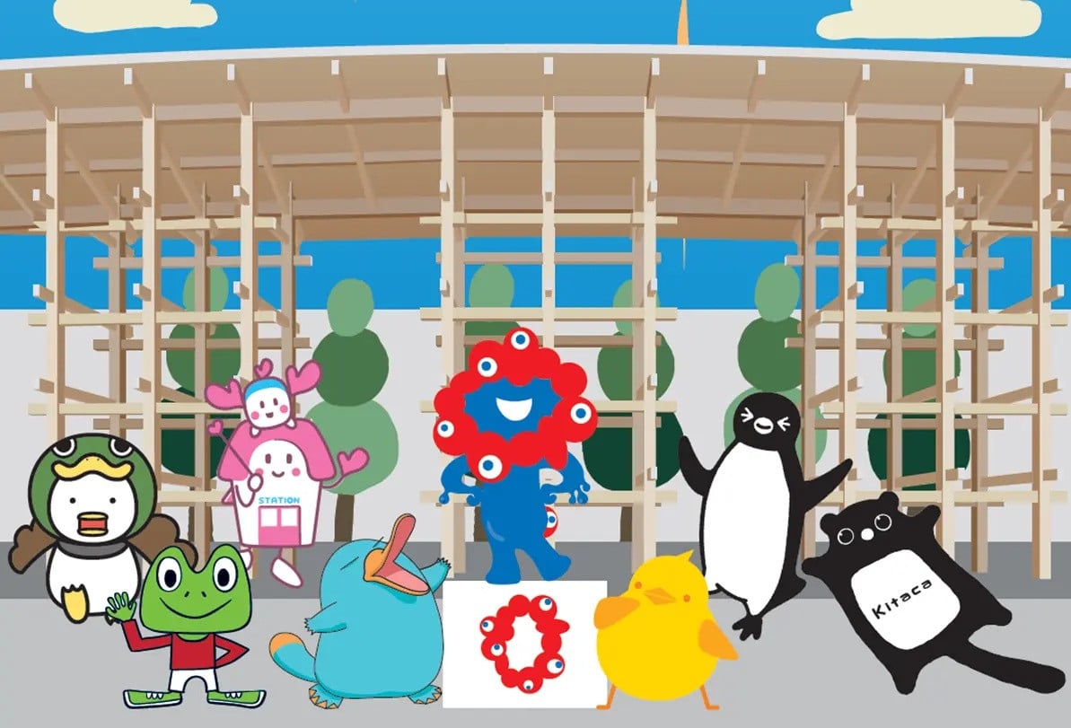 ミャクミャク＆JRグループのキャラ“オールスター”コラボ決定
