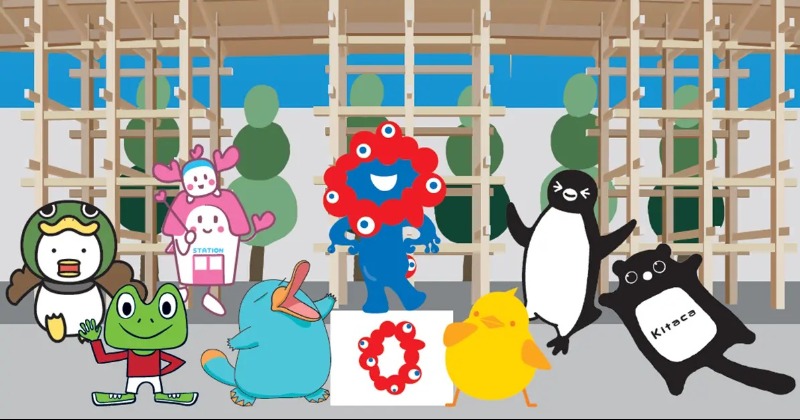 ミャクミャク＆JRグループのキャラ“オールスター”コラボ決定