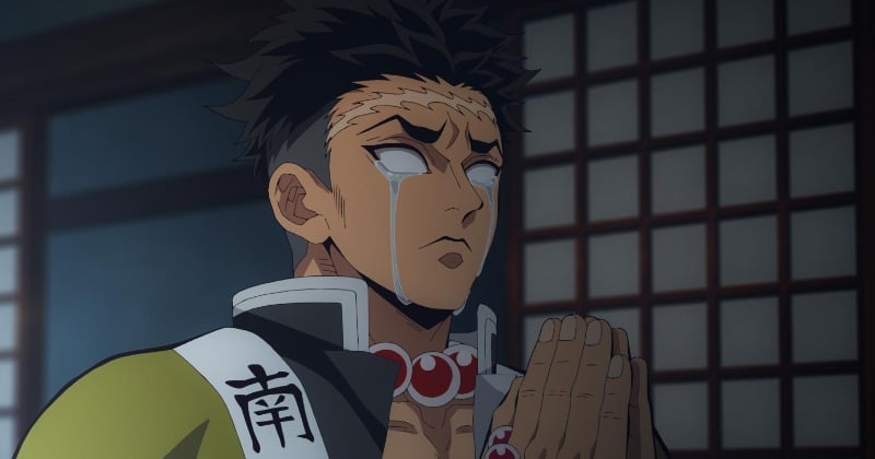 鬼滅の刃』それは泣くわ…悲鳴嶼行冥＆少女の2ショット ufotable公式絵